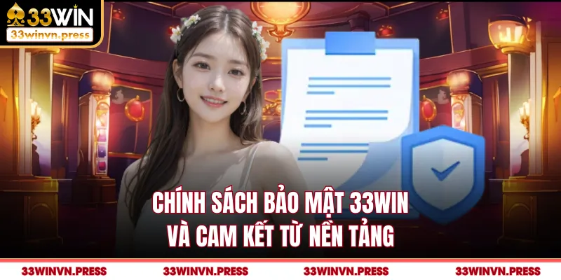Chính sách bảo mật 33Win và cam kết từ nền tảng